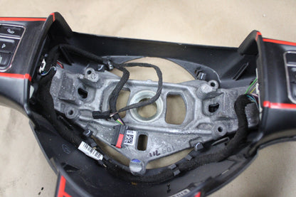 11-14 Dodge Challenger SRT8 Leather Steering Wheel w/ Switches 1PC32XDVAD