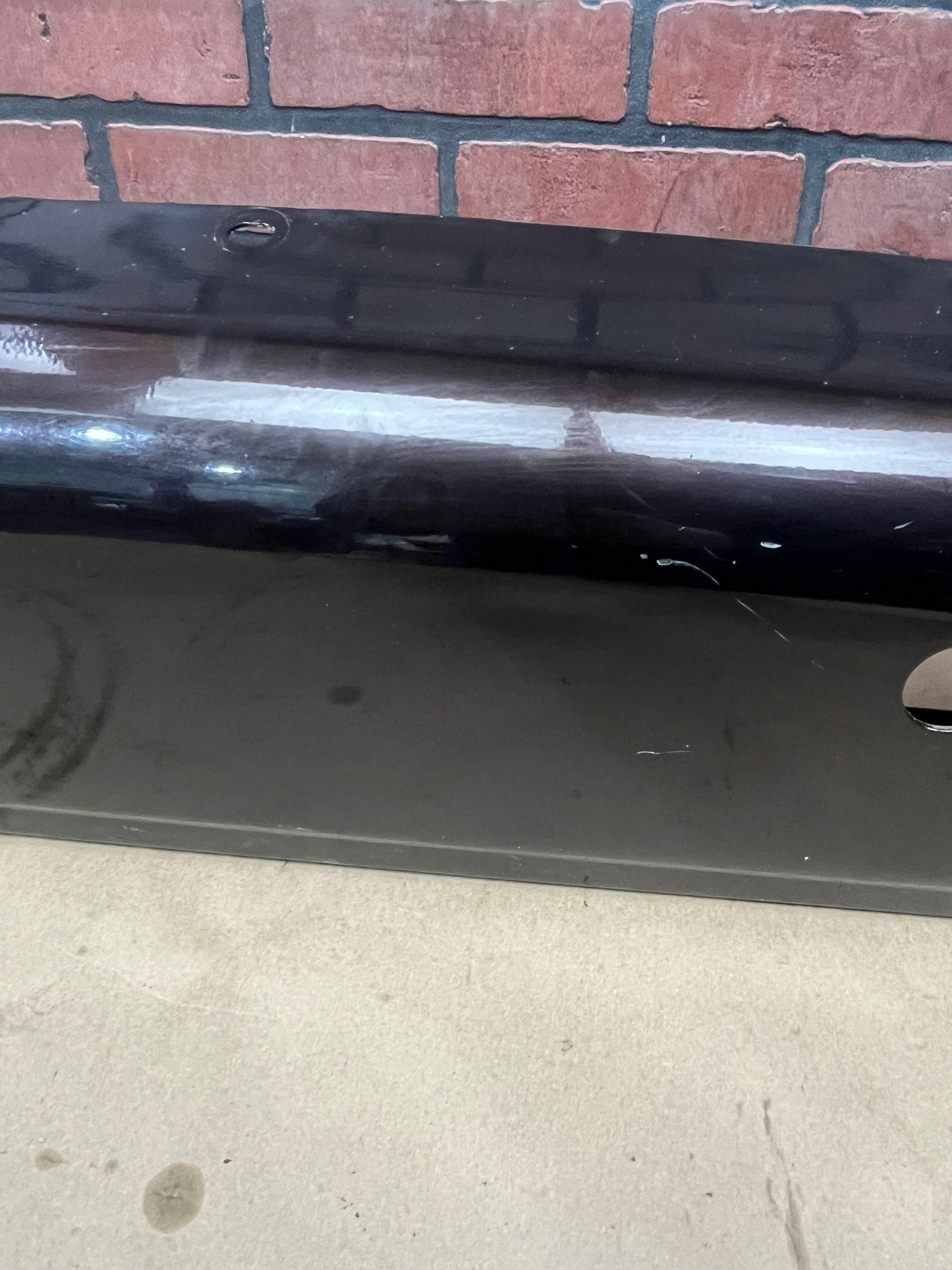 OEM 2008-2014 Ford F150 Rear Driver LH Side Bumper Corner End Cap w/ Sensor Hole