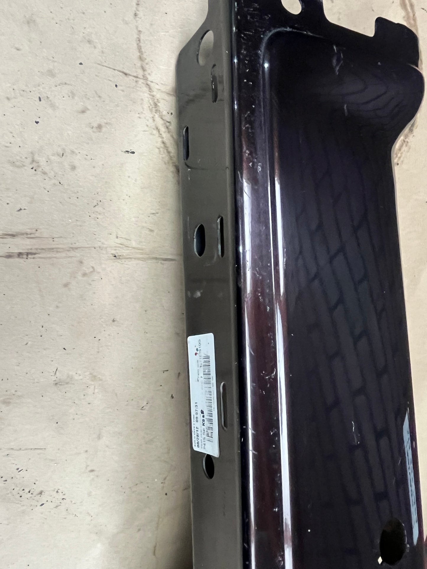 OEM 2008-2014 Ford F150 Rear Driver LH Side Bumper Corner End Cap w/ Sensor Hole