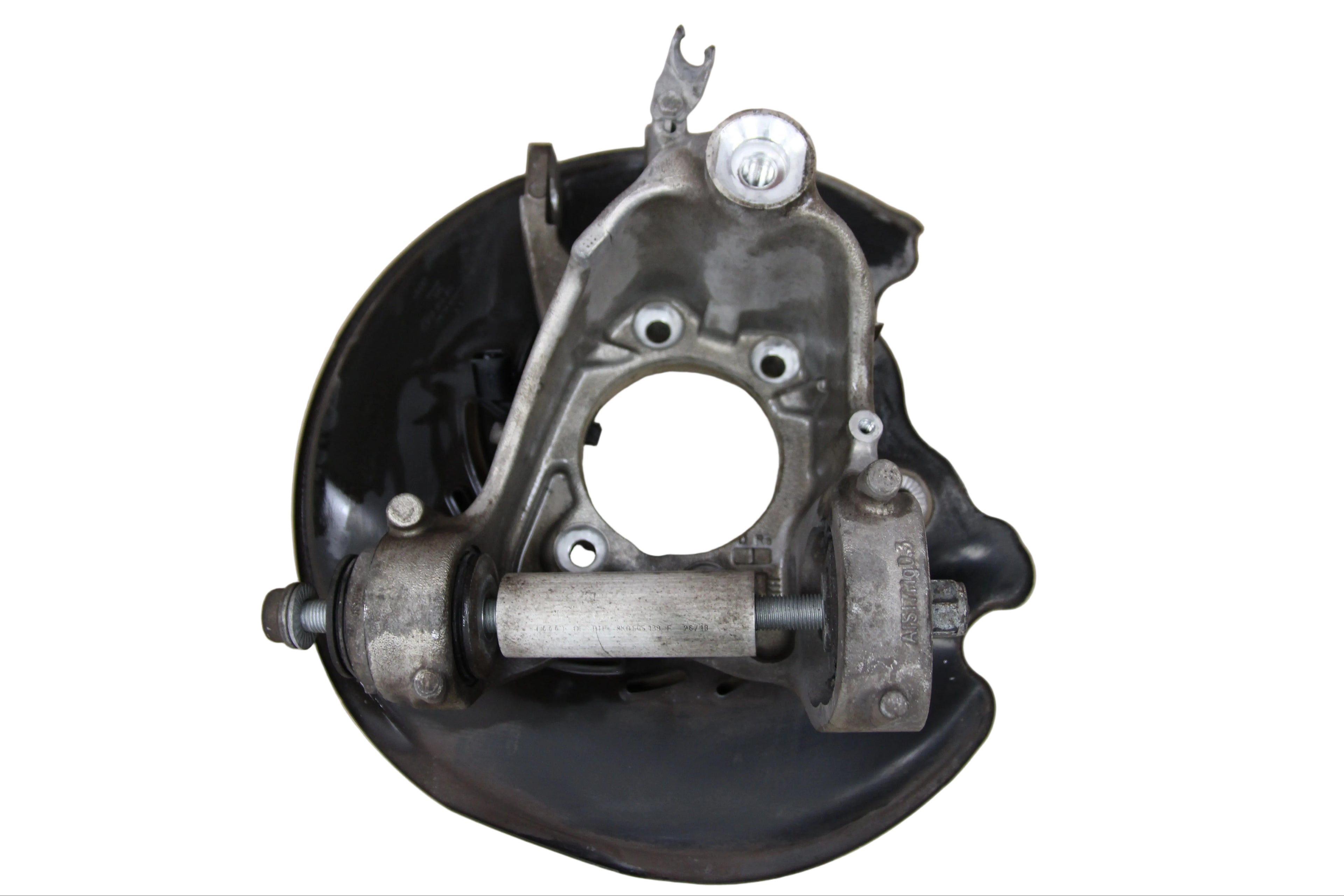 11-18 Audi A8 Quattro Rear Left Driver Side Steering Spindle Knuckle Hub OEM