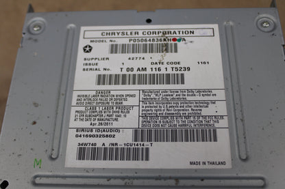 2011-17 Jeep Dodge Chrysler Navigation Radio GPS DVD Sirius OEM 05064836AH