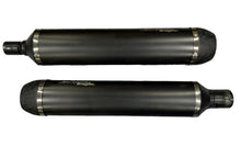 Harley Davidson OEM Carbon Fiber Titanium CVO Mufflers 64901354 & 64901355