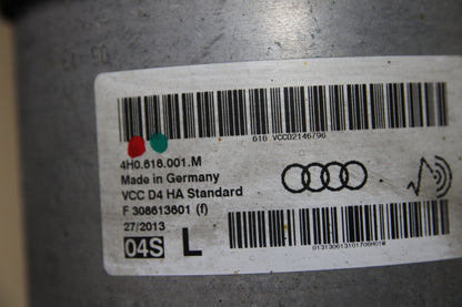 11-14 Audi A8 Quattro Rear Driver LH Side Air Shock Strut Assembly 4H0 616 001 M