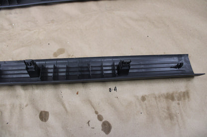 2008-14 Dodge Challenger Black Scuff Plate Set OEM 1FS98XDVAD 1FS99XDVAD