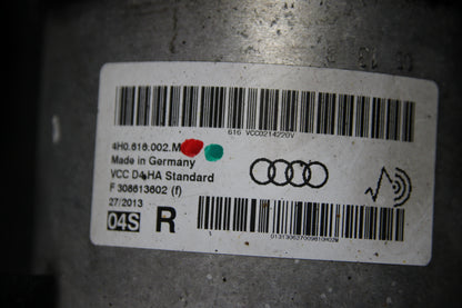 11-14 Audi A8 Quattro Rear Passenger Side Air Shock Strut Assembly 4H0 616 002 M