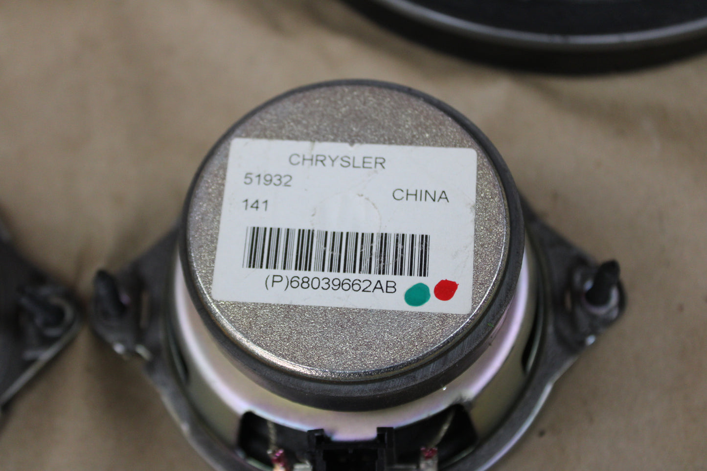 06-11 CHALLENGER CHARGER 300 OEM AUDIO SOUND RADIO SPEAKER SET