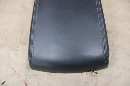 08-14 CHALLENGER SRT8 CENTER CONSOLE LID BLACK LEATHER ARMREST