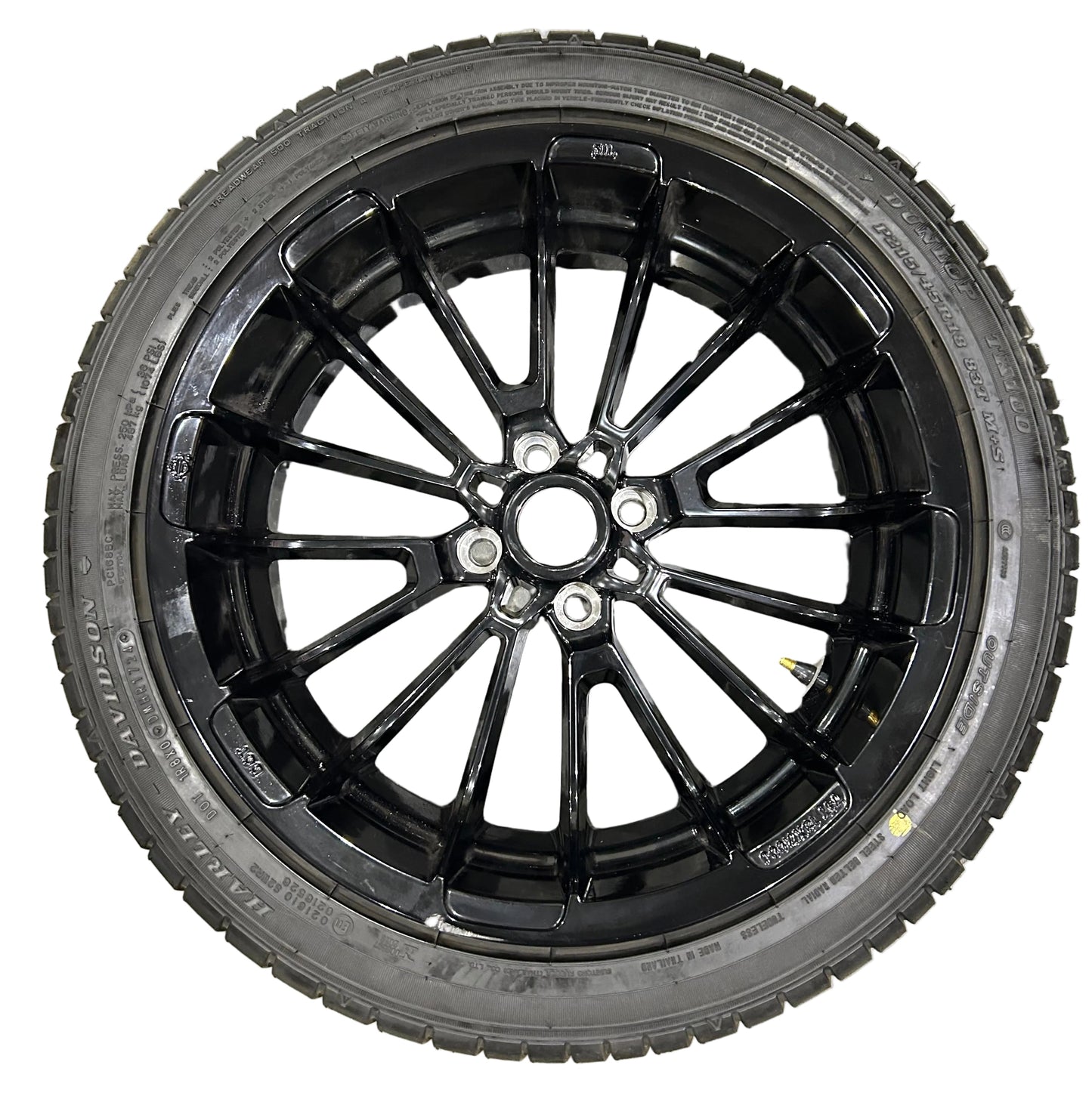 Harley Davidson OEM Trike Roulette Black 18 in Rear Wheel 40901028