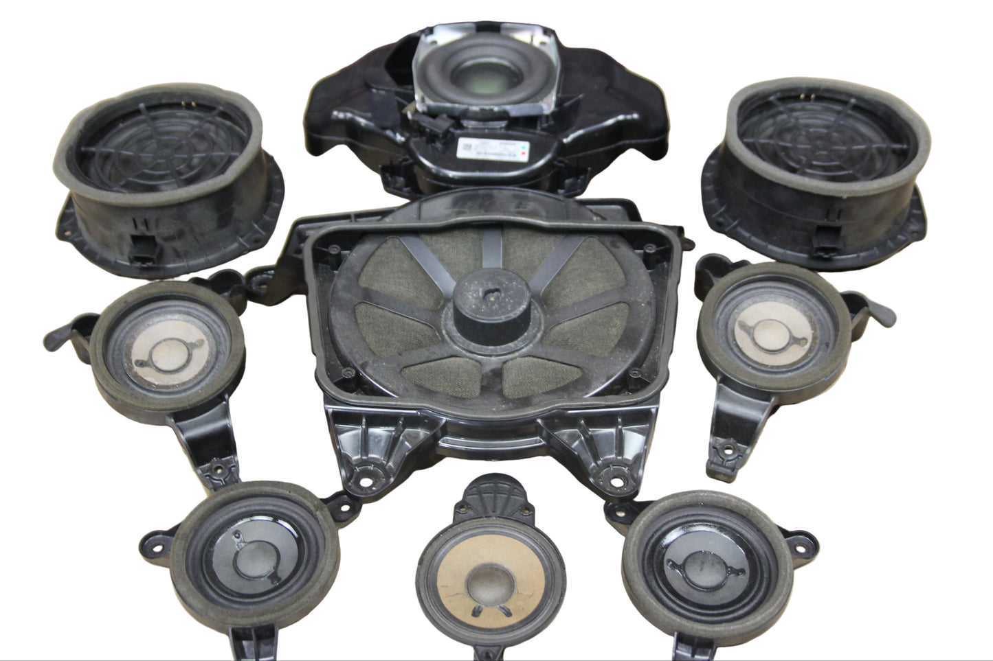 2011-2018 Audi A8L Quattro Sound Audio Speaker Set Assembly of 9 OEM Tested