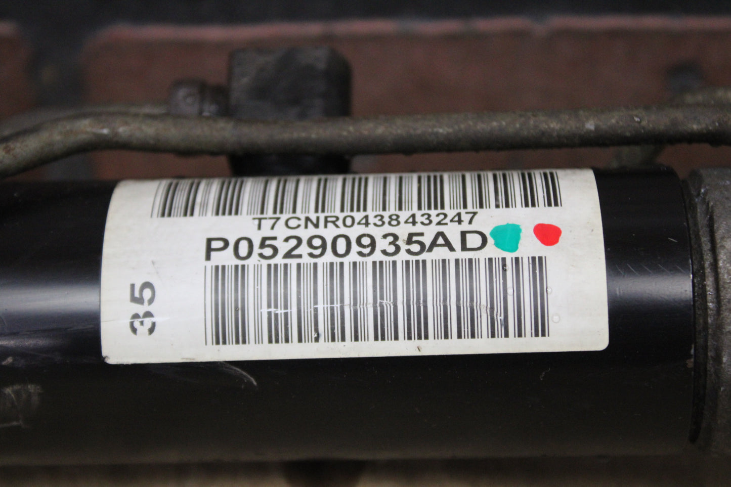 2011 Dodge Caliber Power Steering Rack and Pinion Assembly OEM 05290935AD