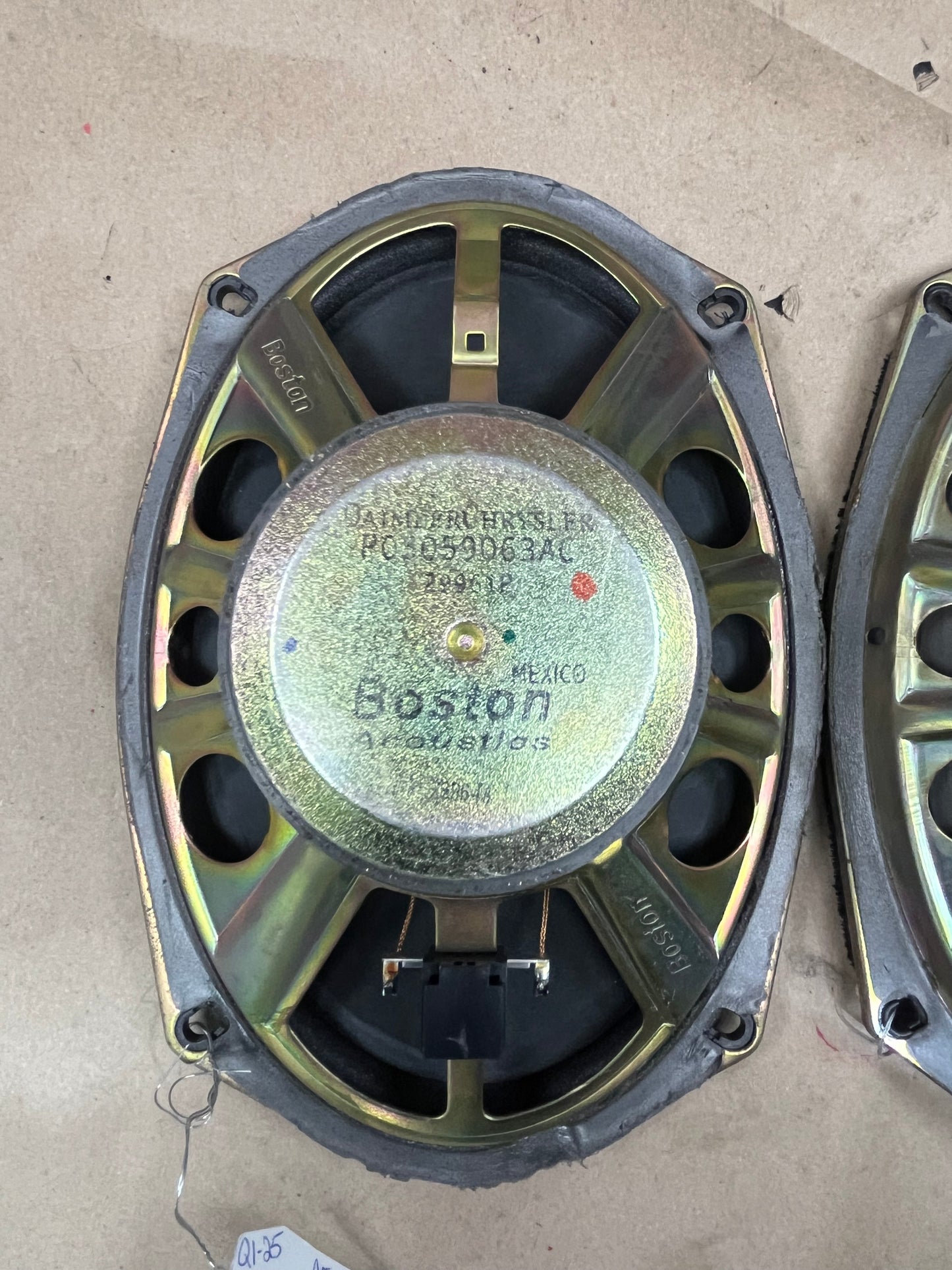 2005-2017 Jeep Dodge Chrysler 6x9in Component Audio Door Speaker Pair 05059063AC