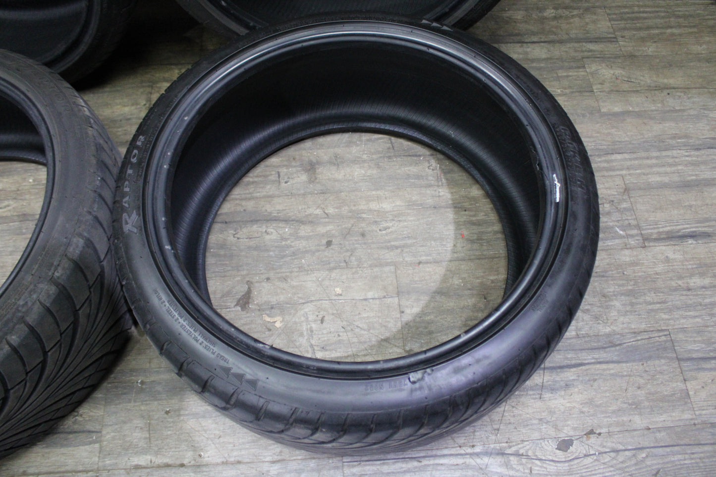 Used Tire Set Riken Raptor ZR A/S 255/35ZR20 93W M+S 7/32"