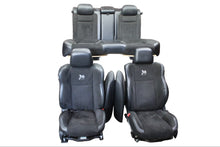 2015-2023 Dodge Charger Scat Pack Front & Rear Black Leather Suede Seat Set OEM