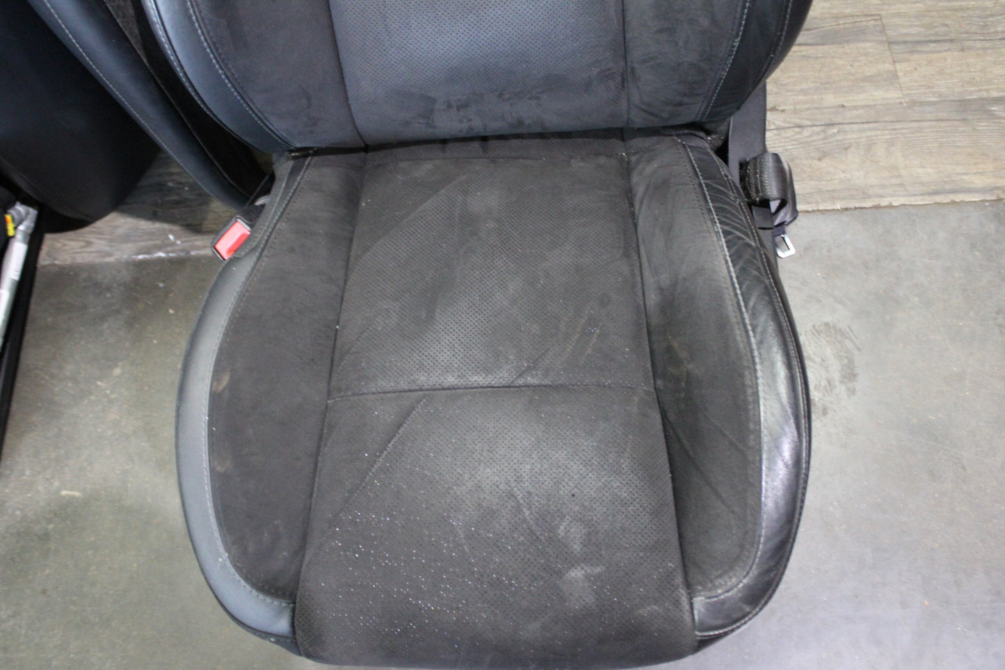 2015-2023 Dodge Charger Scat Pack Front & Rear Black Leather Suede Seat Set OEM
