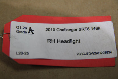 2008-2014 Dodge Challenger SRT8 Passenger RH Side HID Headlight Assembly OEM