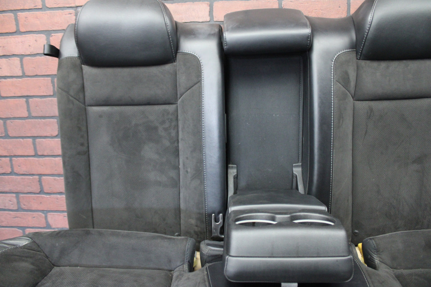2015-2023 Dodge Charger Scat Pack Front & Rear Black Leather Suede Seat Set OEM