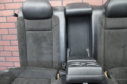 2015-2023 Dodge Charger Scat Pack Front & Rear Black Leather Suede Seat Set OEM