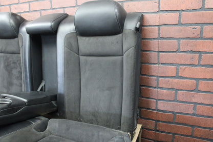 2015-2023 Dodge Charger Scat Pack Front & Rear Black Leather Suede Seat Set OEM