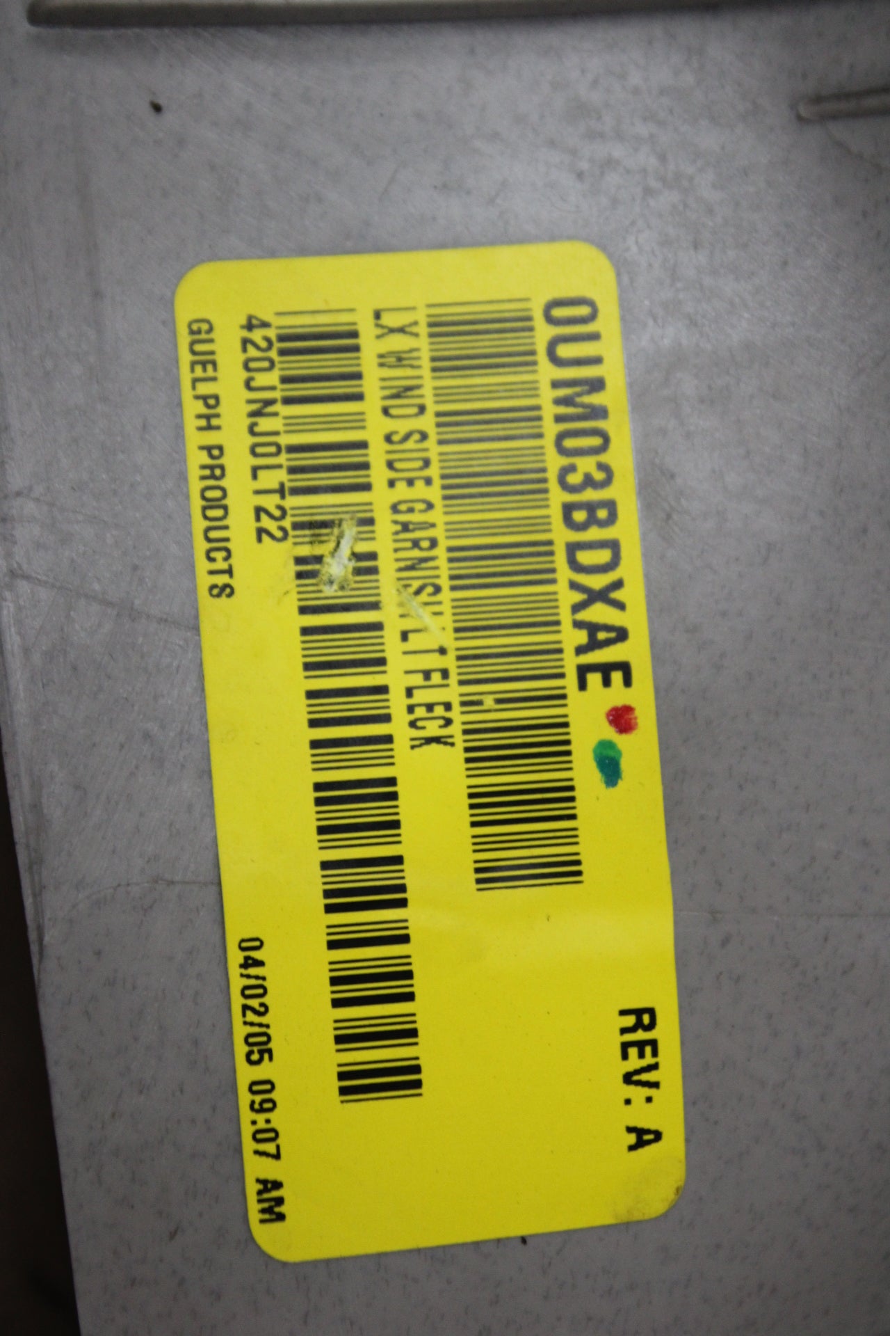 05-10 Chrysler 300 Driver Left Front A-Pillar Trim Panel OEM 0UM03BDXAE