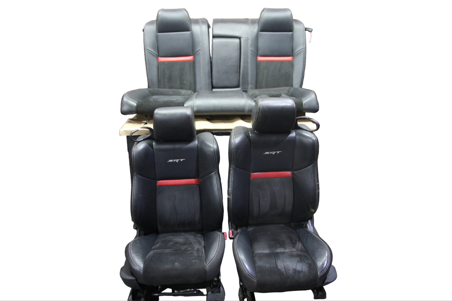 2008-2014 Dodge Challenger SRT8 Front Rear Seat Full Complete Set Leather OEM