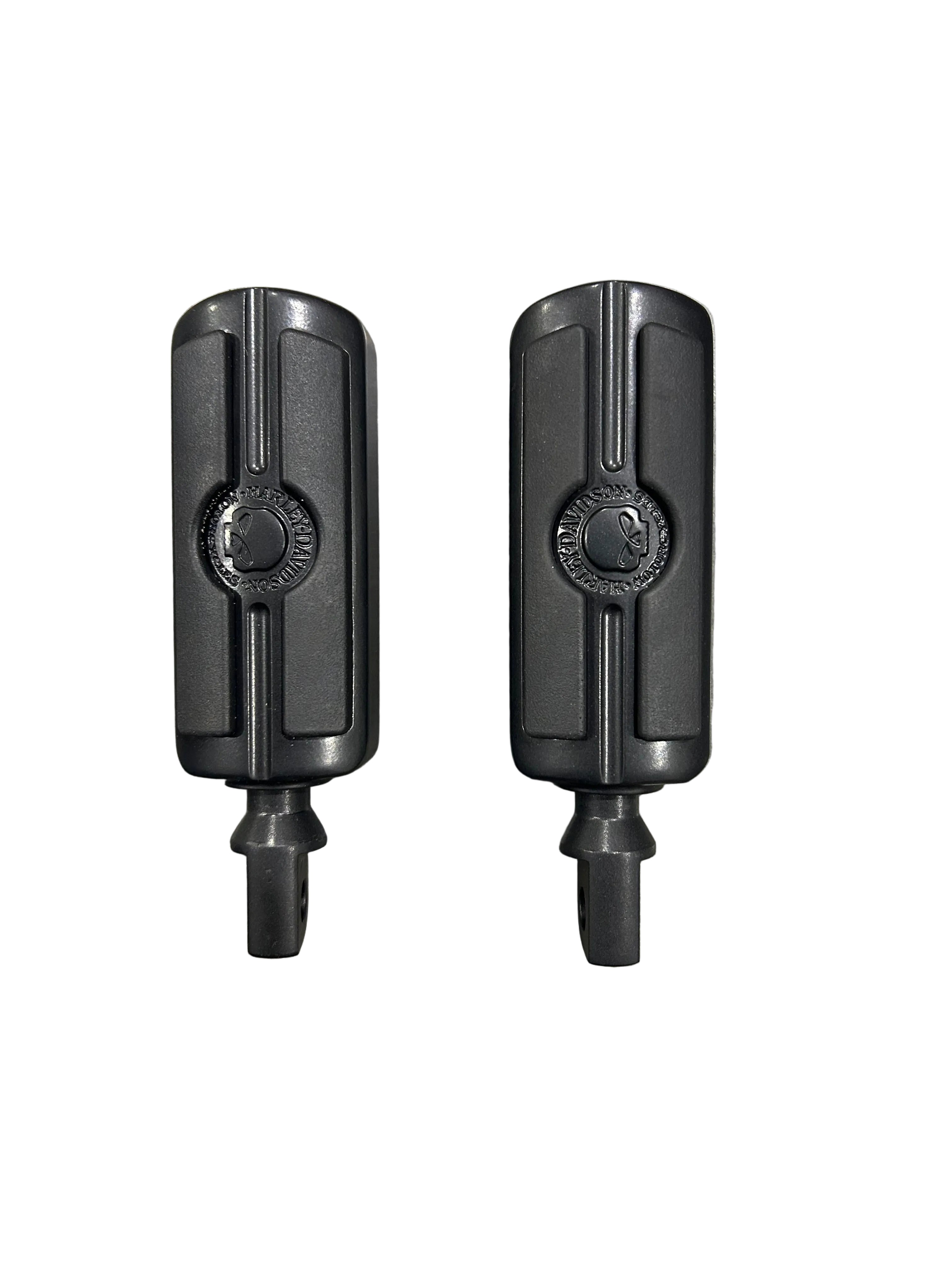 Harley Davidson OEM Black Willie G Skull Footpegs 50501288