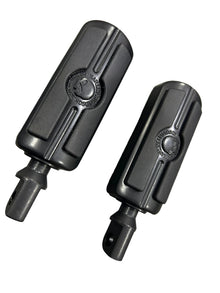 Harley Davidson OEM Black Willie G Skull Footpegs 50501288