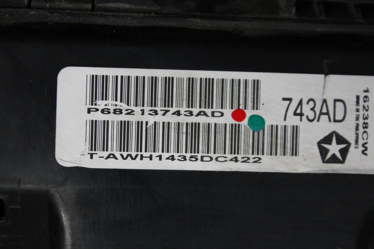 2015 Dodge Charger R/T Scat Pack SRT 392 6.4L Headlamp to Dash Wiring Harness