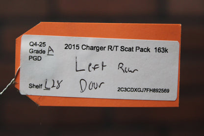 2011-2023 Dodge Charger SRT R/T Scat Pack Rear Driver Left Door Assembly B5 Blue