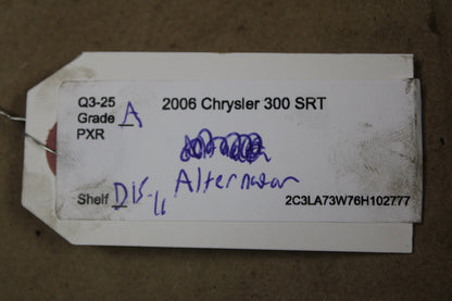 05-07 Chrysler 300 Dodge Charger Magnum Engine Alternator Replacement