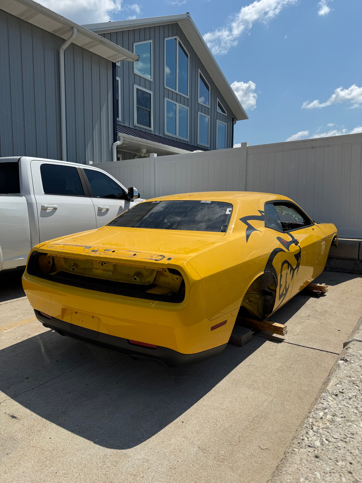2017 Dodge Challenger Hellcat Bare Shell with Salvage Title
