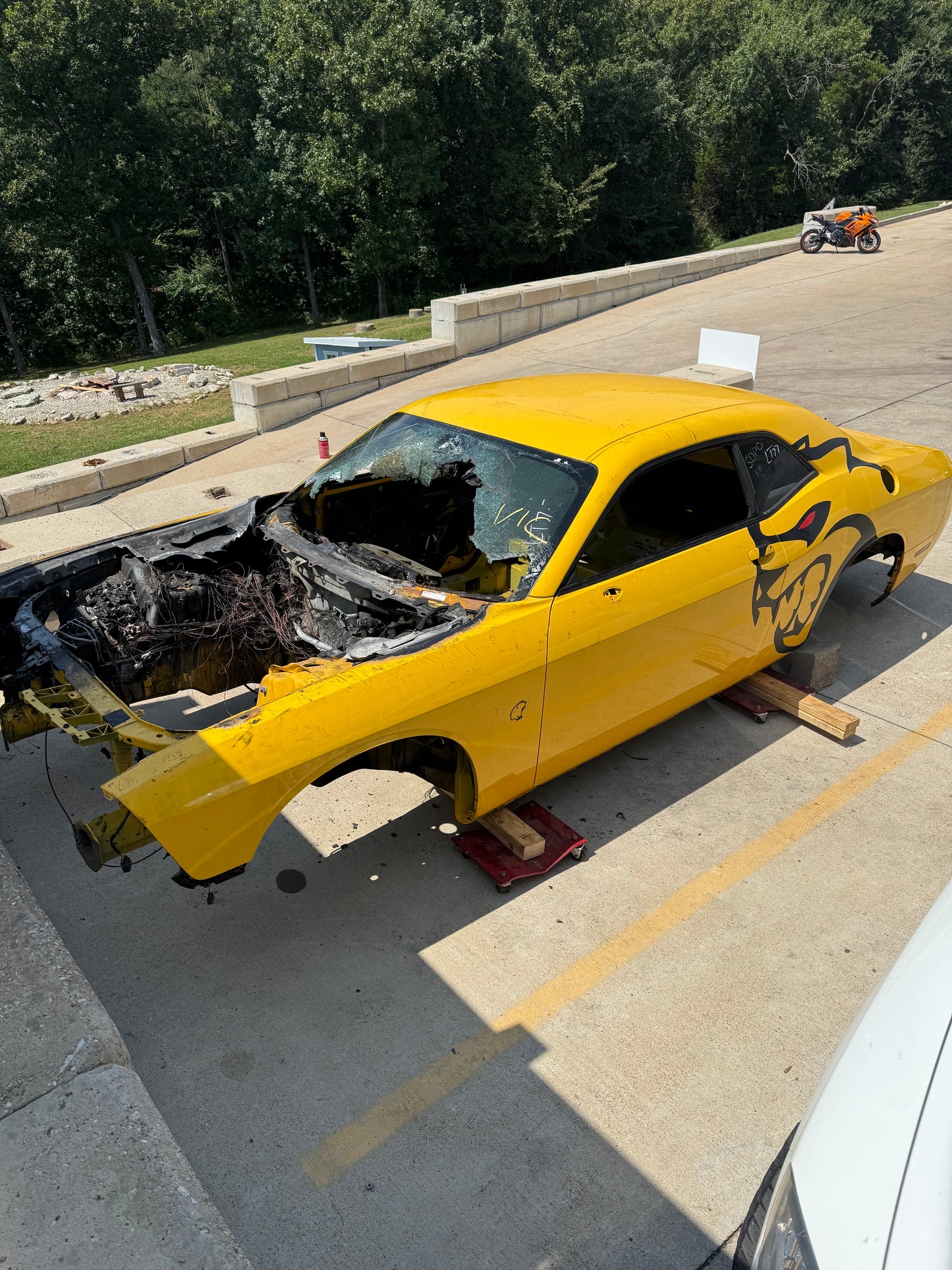 2017 Dodge Challenger Hellcat Bare Shell with Salvage Title