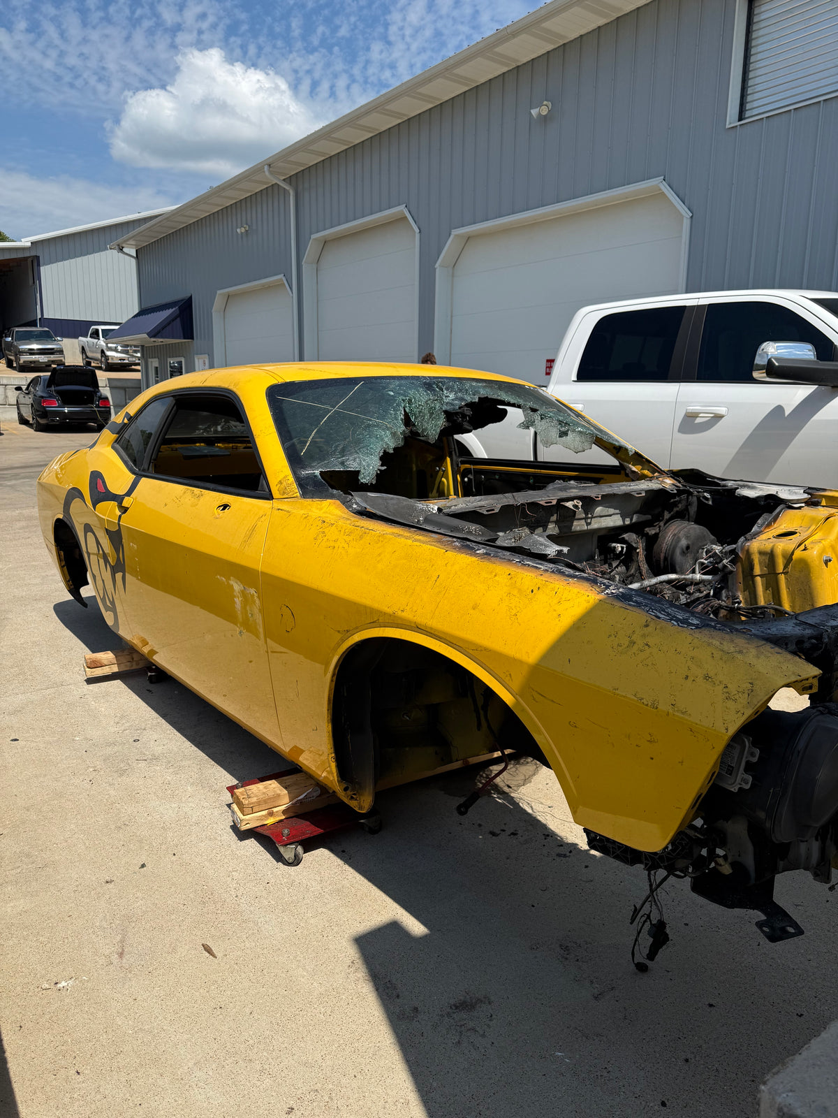 2017 Dodge Challenger Hellcat Bare Shell with Salvage Title