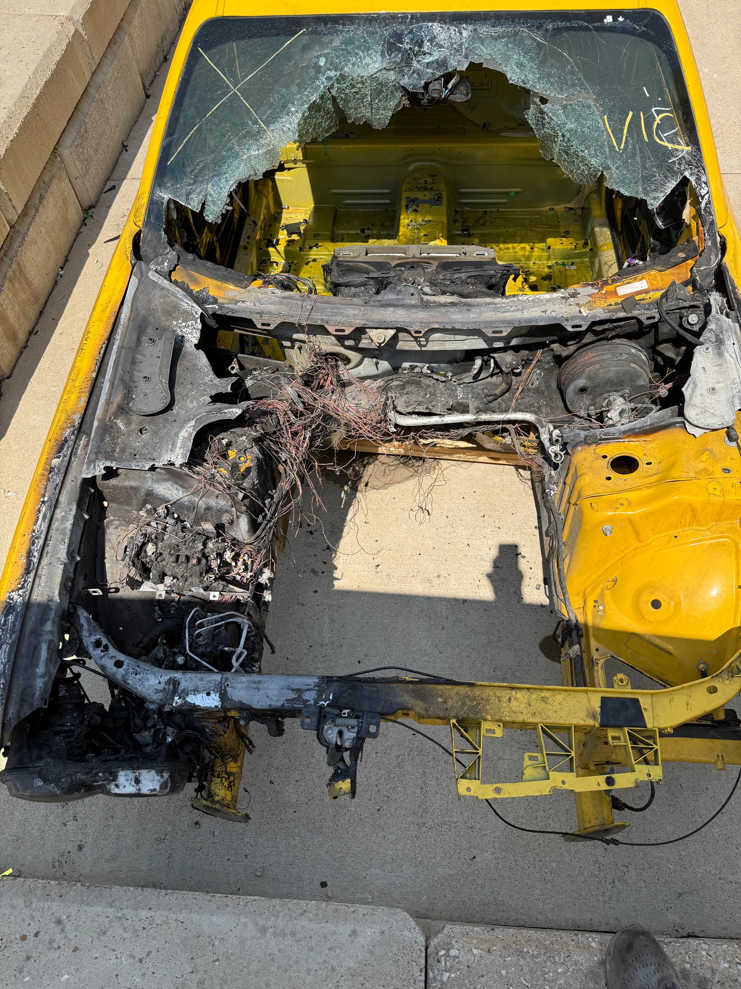 2017 Dodge Challenger Hellcat Bare Shell with Salvage Title