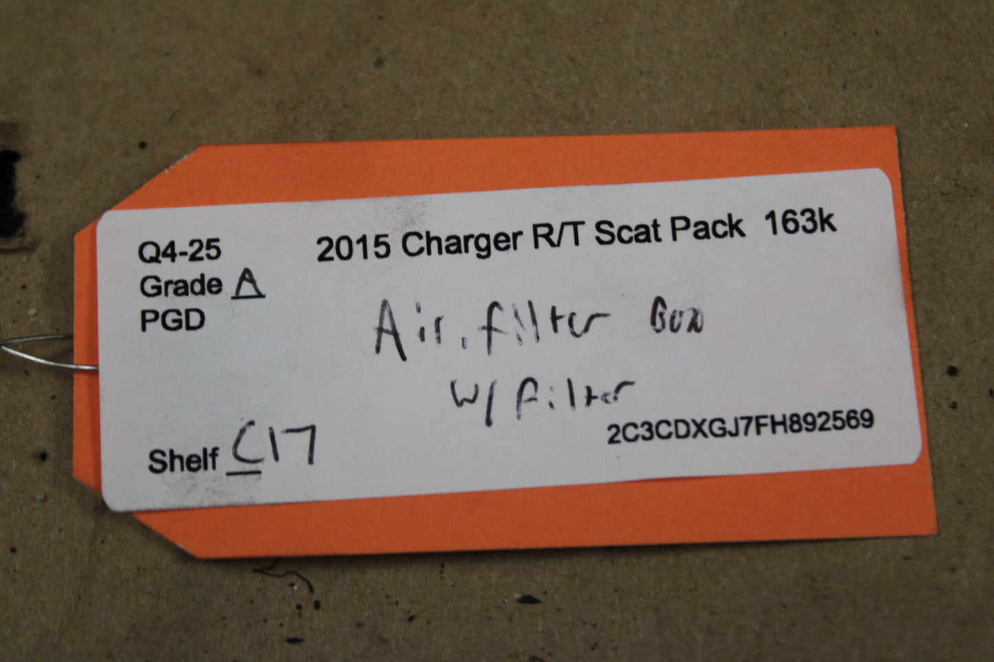 2011-2023 Dodge Charger Challenger Mopar CAI Cold Air Intake Filter OEM Upgrade