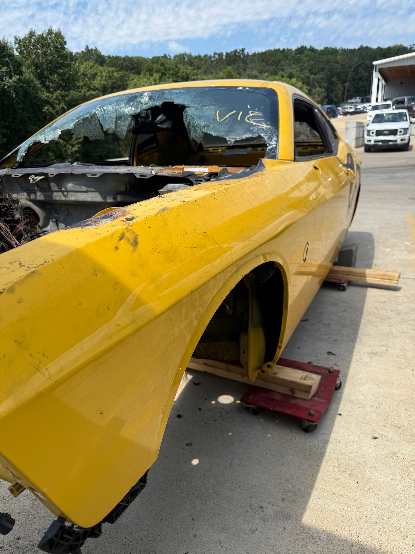2017 Dodge Challenger Hellcat Bare Shell with Salvage Title