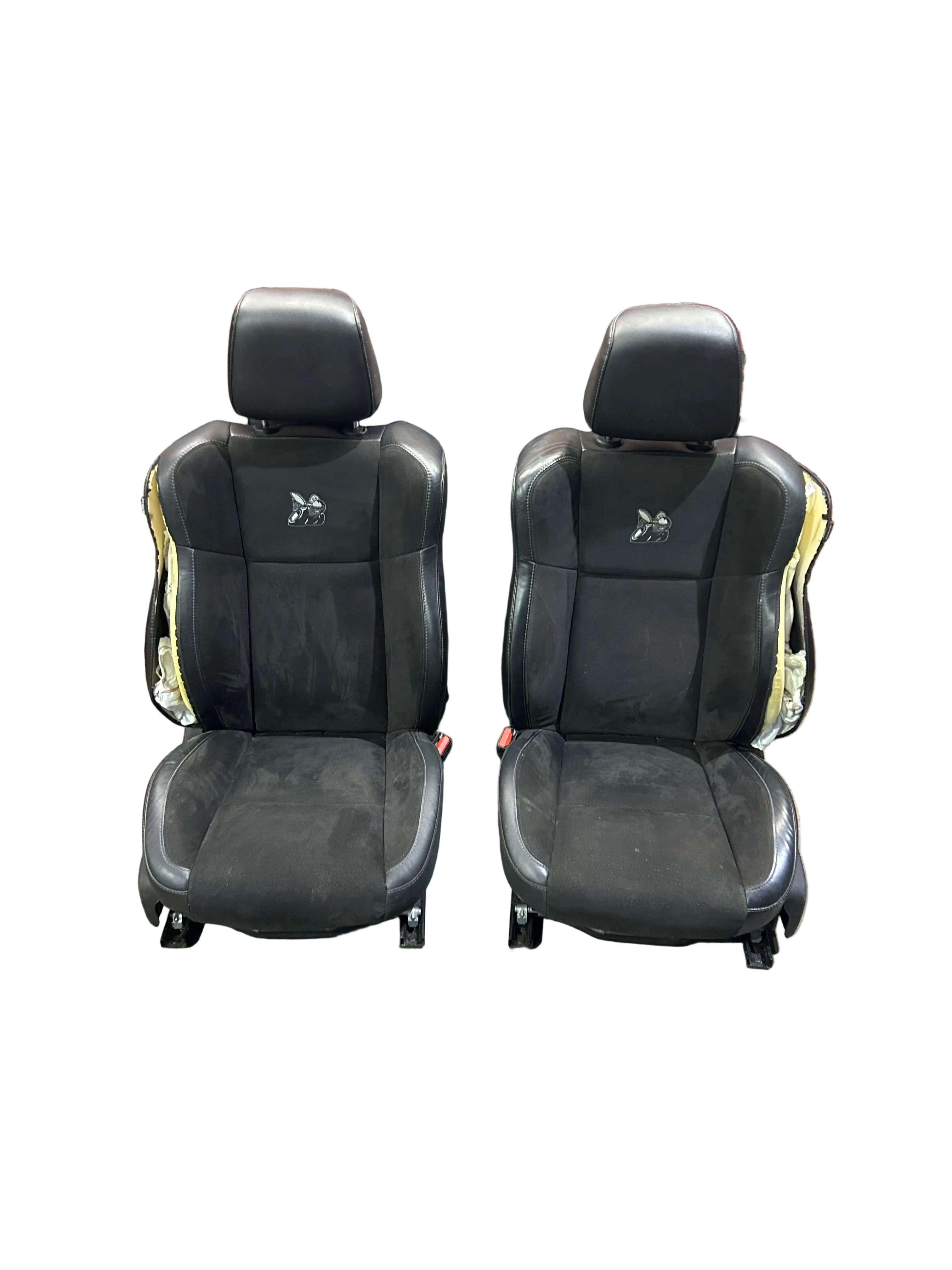 15-23 Dodge Charger Scat Pack Left & Right Front Leather Suede Seats *Blown* OEM