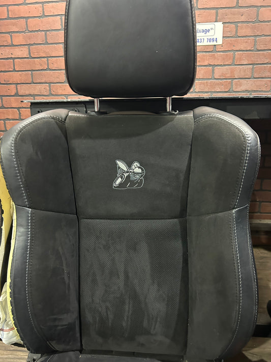 15-23 Dodge Charger Scat Pack Left & Right Front Leather Suede Seats *Blown* OEM