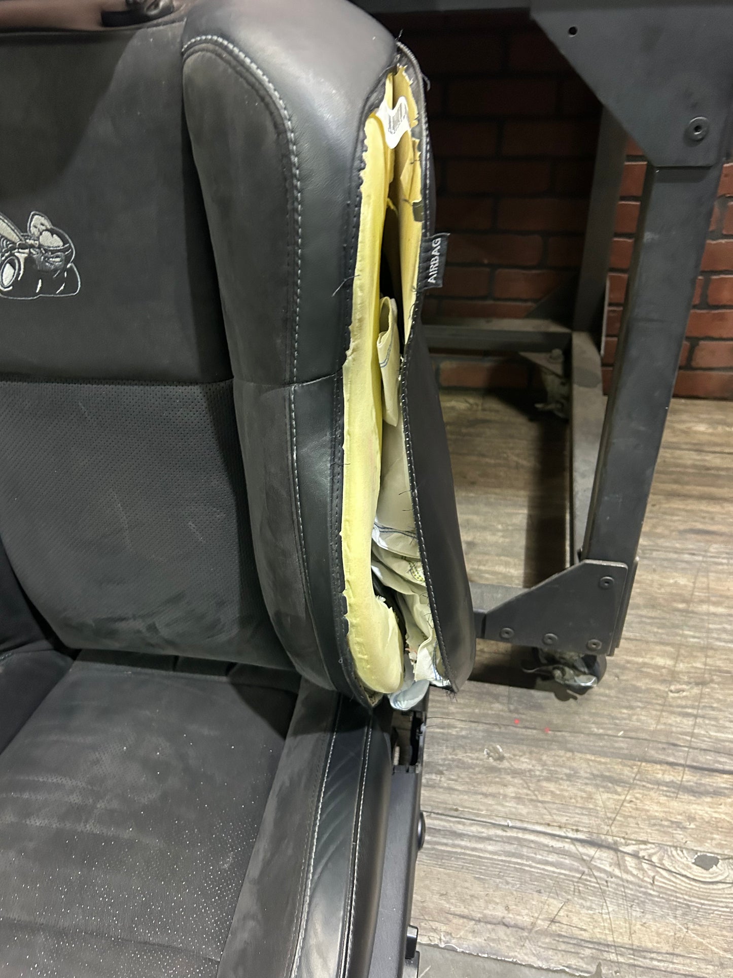 15-23 Dodge Charger Scat Pack Left & Right Front Leather Suede Seats *Blown* OEM
