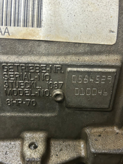 CORE CHARGER CHALLENGER SCAT 15-17 RWD 8HP70 8 SPEED AUTOMATIC TRANSMISSION OEM