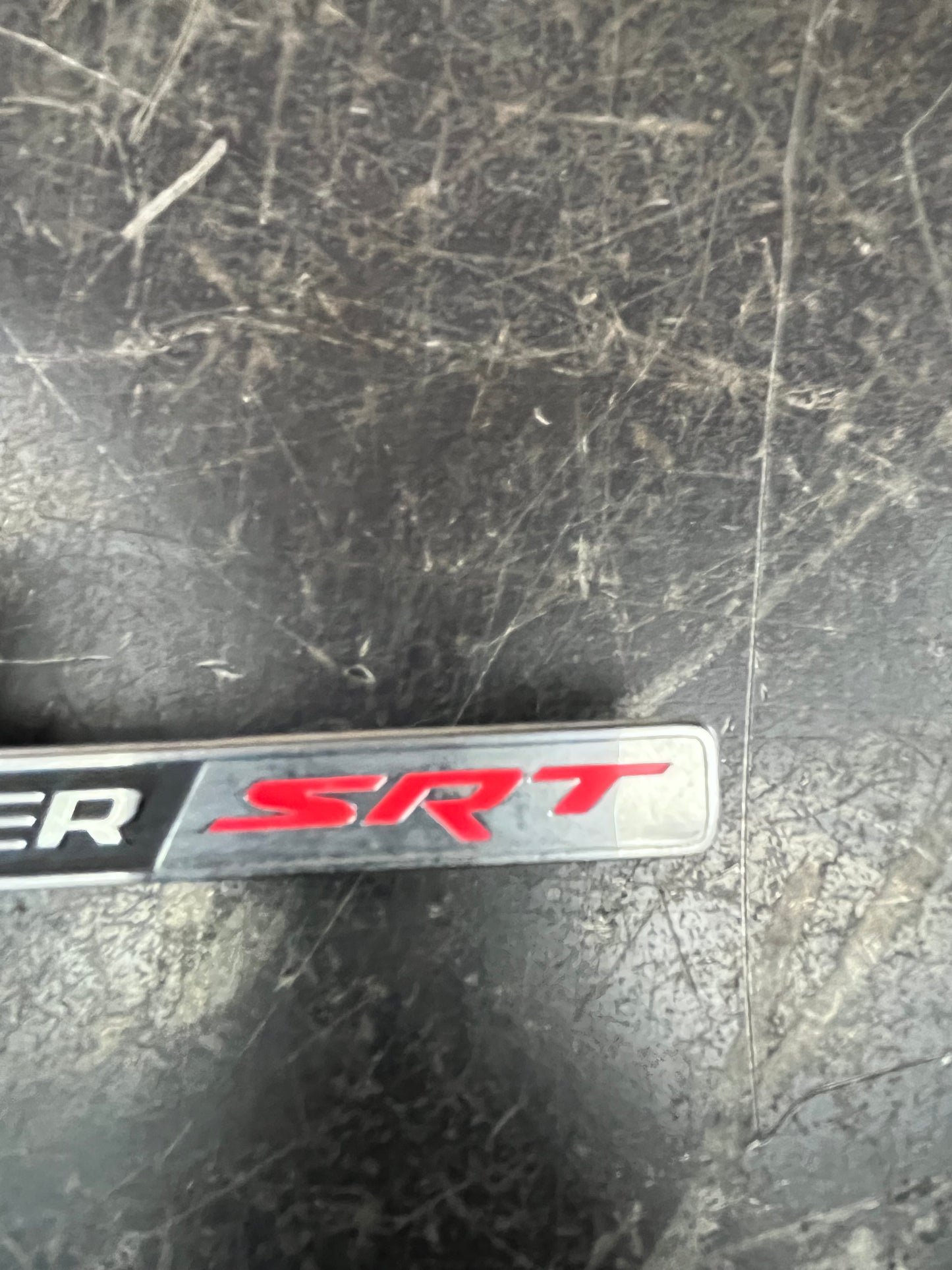 2008-2014 Dodge Challenger SRT Dash Instrument Panel Plaque Nameplate Emblem OEM