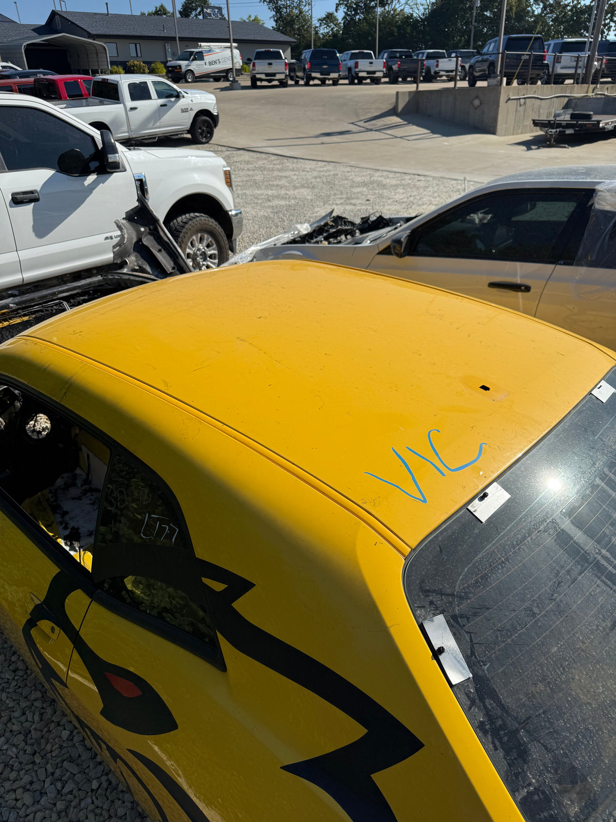 2017 Dodge Challenger Hellcat bare shell