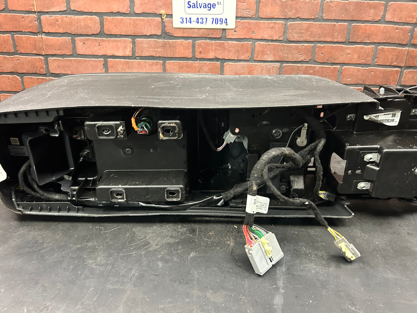 2015-2023 Dodge Charger 300 Front Floor Center Console Black AK47393TRM006 OEM