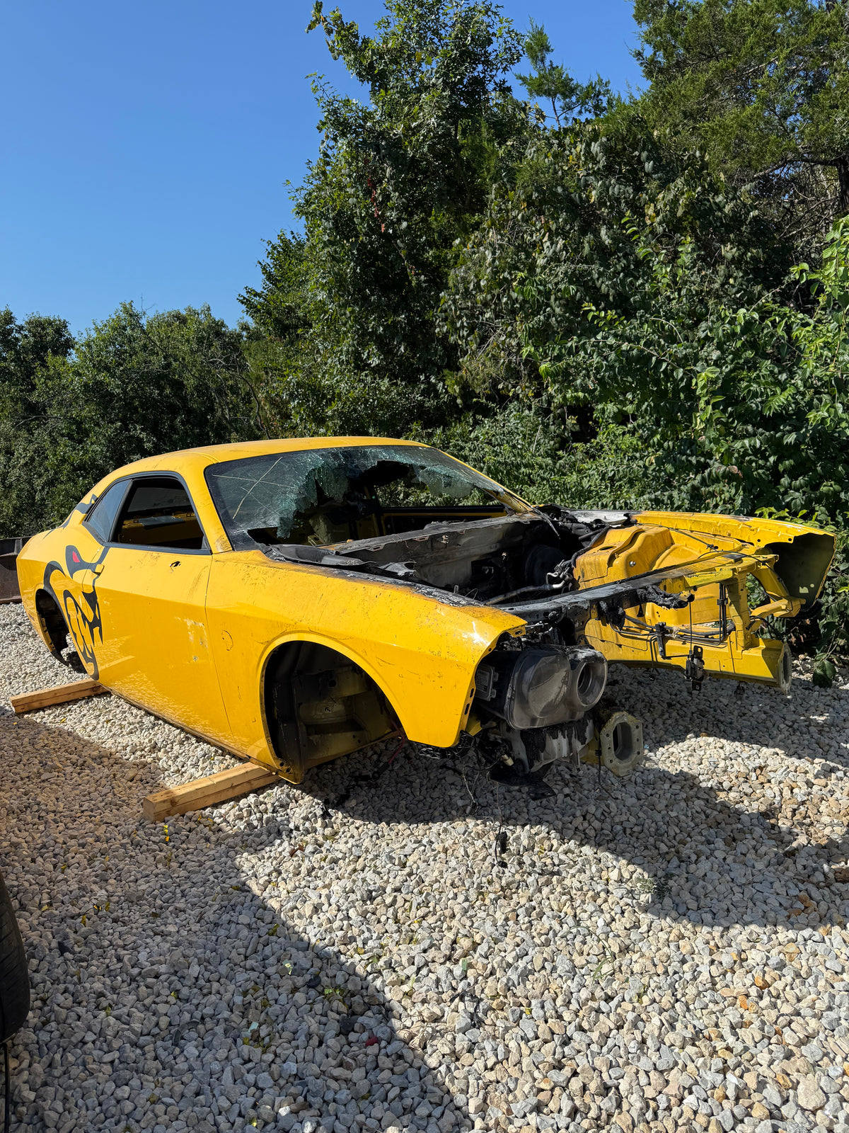 2017 Dodge Challenger Hellcat bare shell