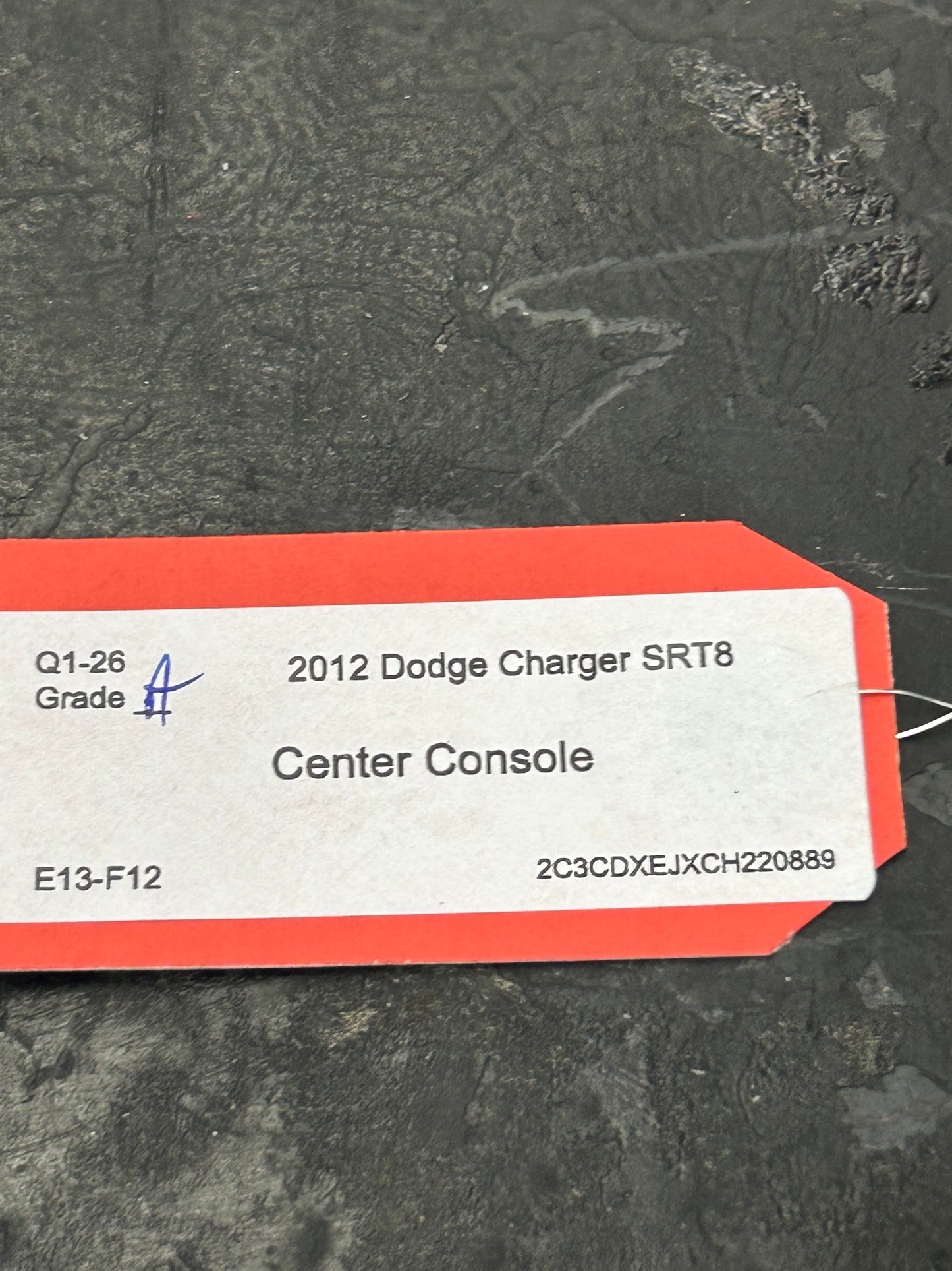 2015-2023 Dodge Charger 300 Front Floor Center Console Black AK47393TRM006 OEM