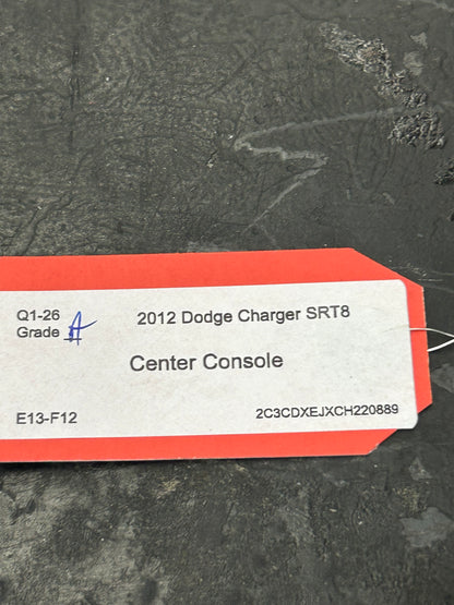 2015-2023 Dodge Charger 300 Front Floor Center Console Black AK47393TRM006 OEM