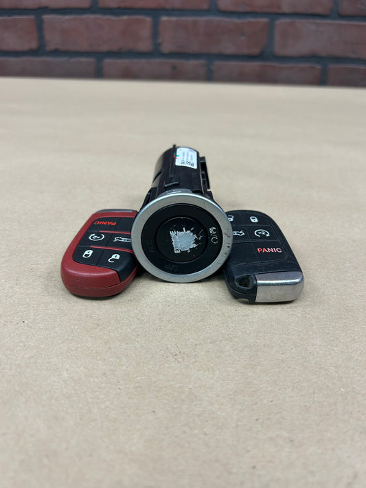 2016-2023 Dodge Challenger Charger 300 Keyless Ignition Node Module W/Keys OEM