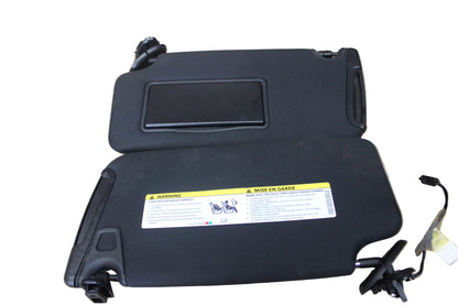14-23 Dodge Charger LH RH Sunvisor Sun Visor Shade Set Pair Black OEM