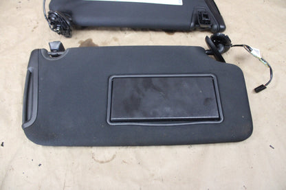14-23 Dodge Charger LH RH Sunvisor Sun Visor Shade Set Pair Black OEM