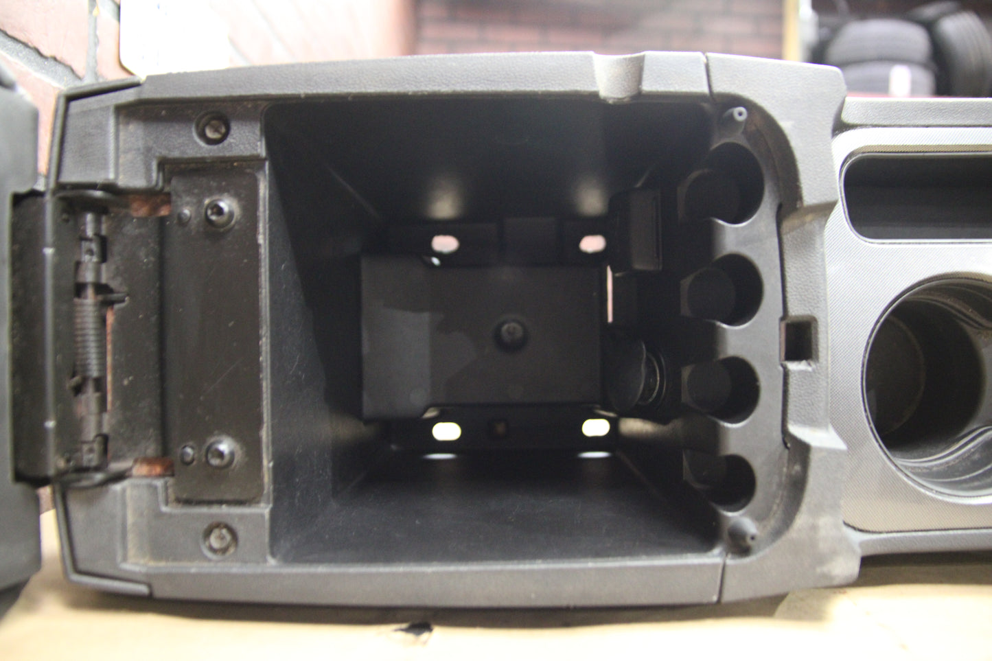 2008-2014 Dodge Challenger SRT Black Center Console Assembly OEM w/ Cupholders