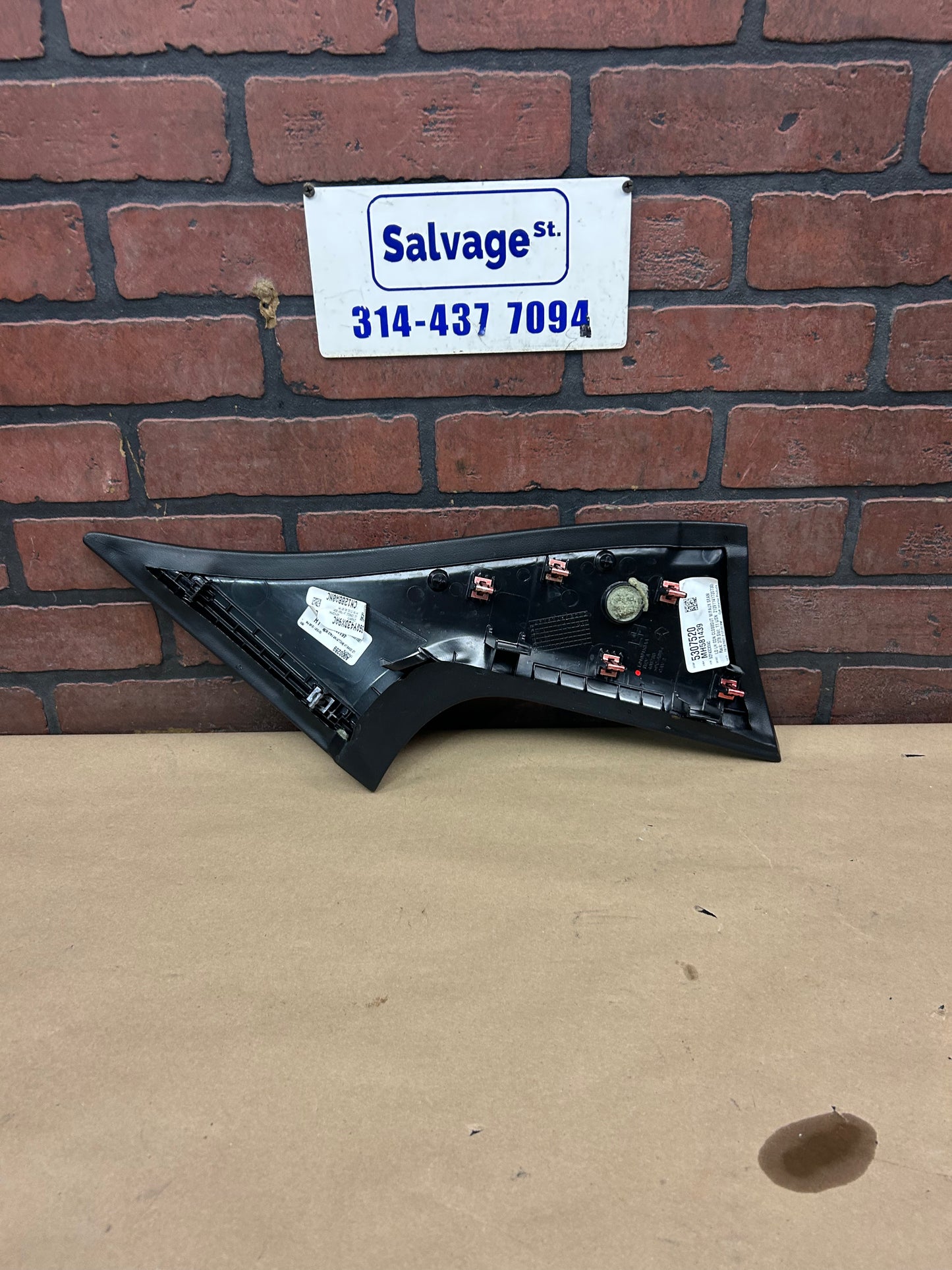 19 - 23 Charger Driver Left Side Trim Center Console Cover Panel OEM 6QY43DX9AC